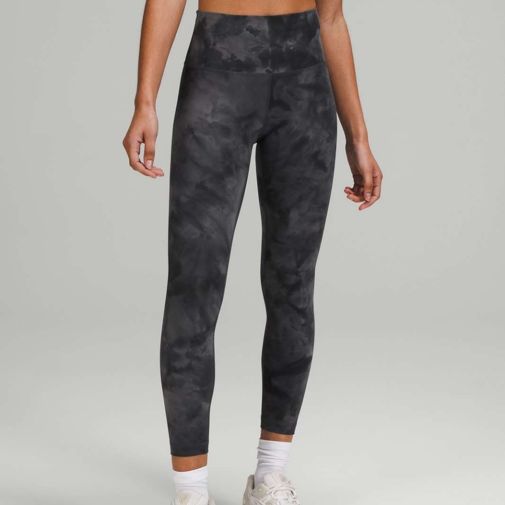 lululemon athletica Black Marble High-Rise Leggings
